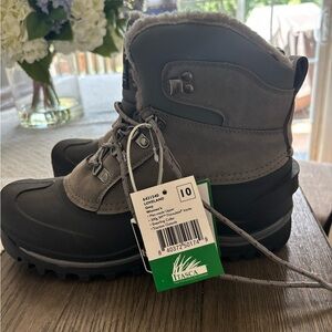 Itasca Charcoal and Black Winter Boots